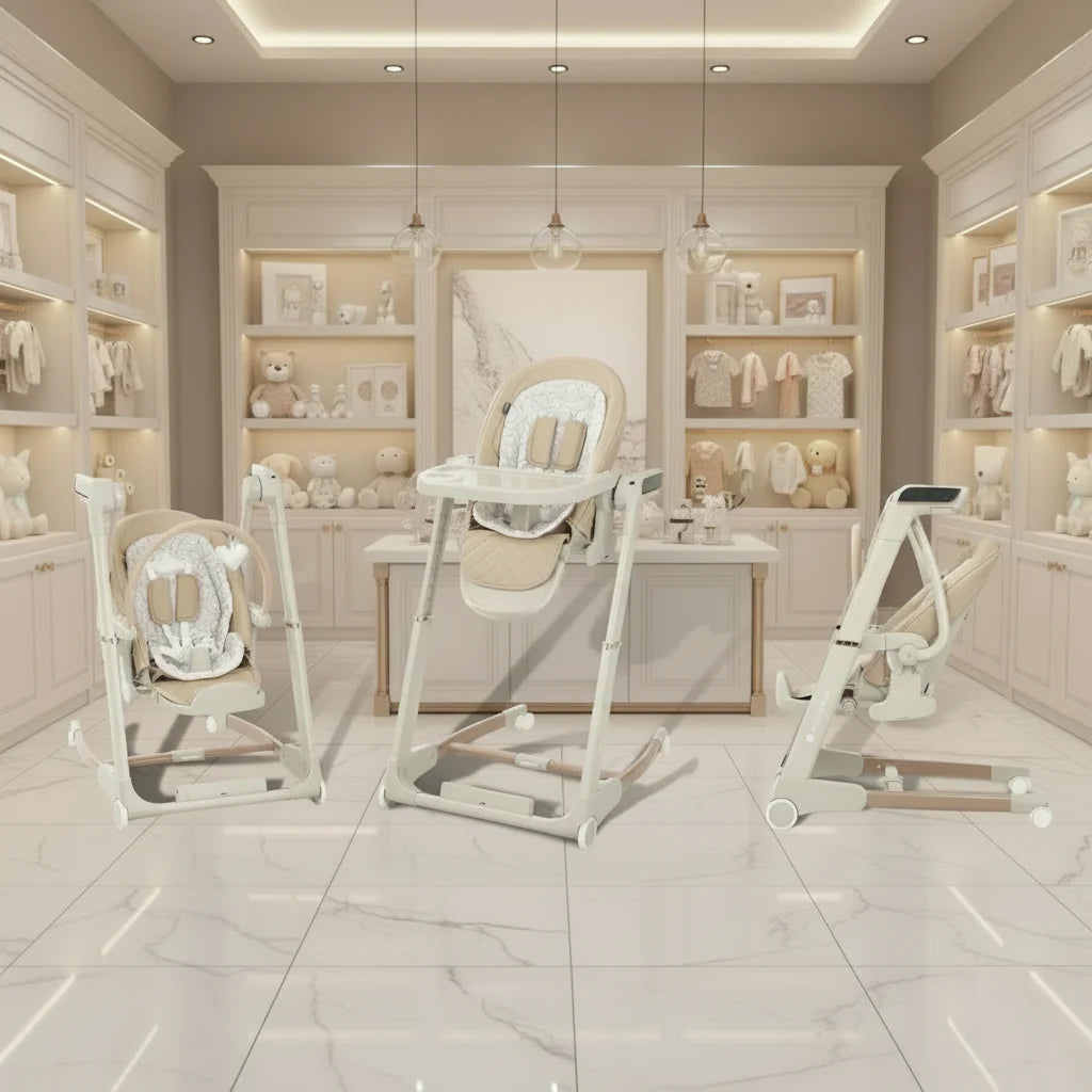 KIDILO Lux Edition Exclusive Electric Highchair Rocker