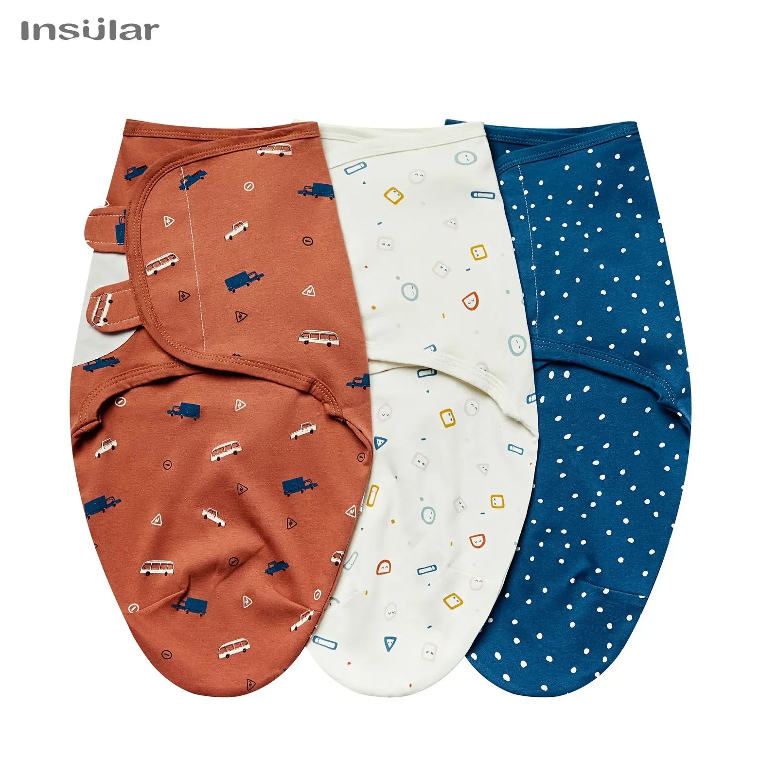 Baby Sleeping Bag Newborn Swaddle Envelope Cocoon Wrap Swaddle Soft 100% Cotton Sleep Blanket Baby Blankets Autumn Three-piece