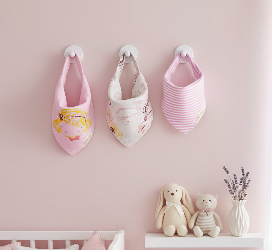 Cotton Baby Double Triangle Bibs 3 Pack Exclusive Edition