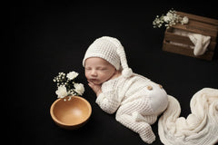 Newborn Photo Shoot Jumpsuit - Soft Spandex Comfort