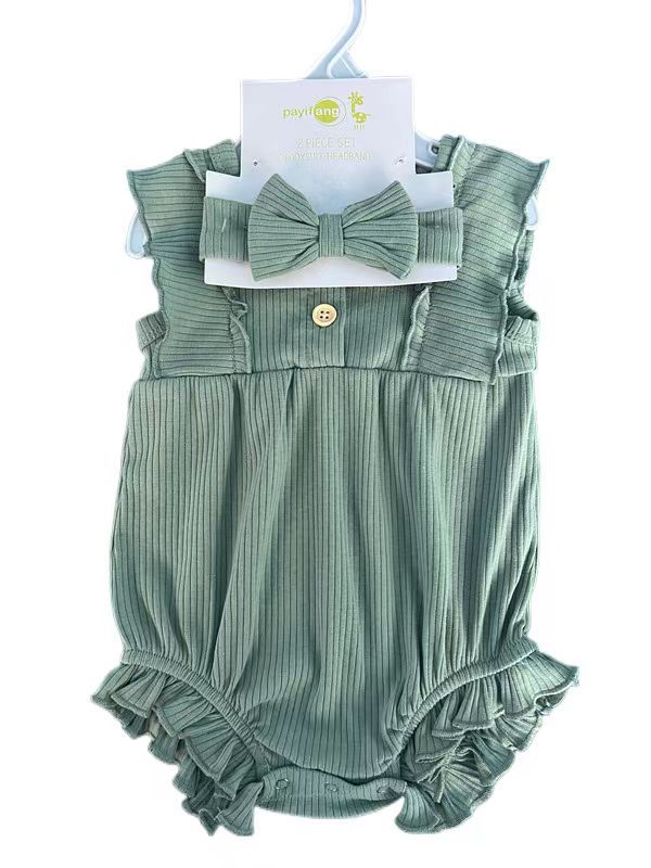 New Stripe Pit Sleeveless Lace One Piece Sweetheart Headknot