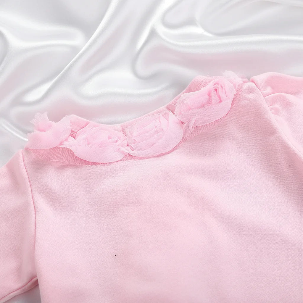 Lace Romper Set For Newborn Girls Cotton Headband Signature