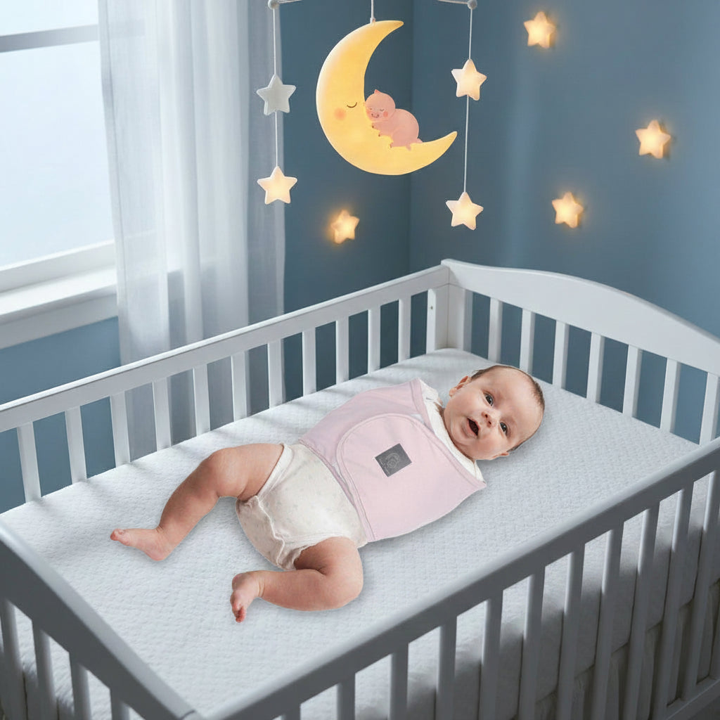 Baby Swaddle Strap Protect Belly Adjustable Arms Newborn Blanket for Crib Safety 0-6M Kids