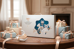 Happy Newborn Moon Gift Toy Set - Luxury Gift Box For Babies