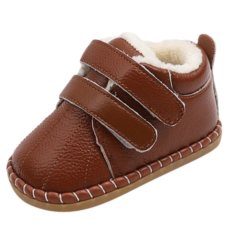 Baby Winter Boots Boy Girl Leather Shoes Children Sneaker Toddler Casual Crib Shoes First Steps Shoes Newborn Infant Accessories