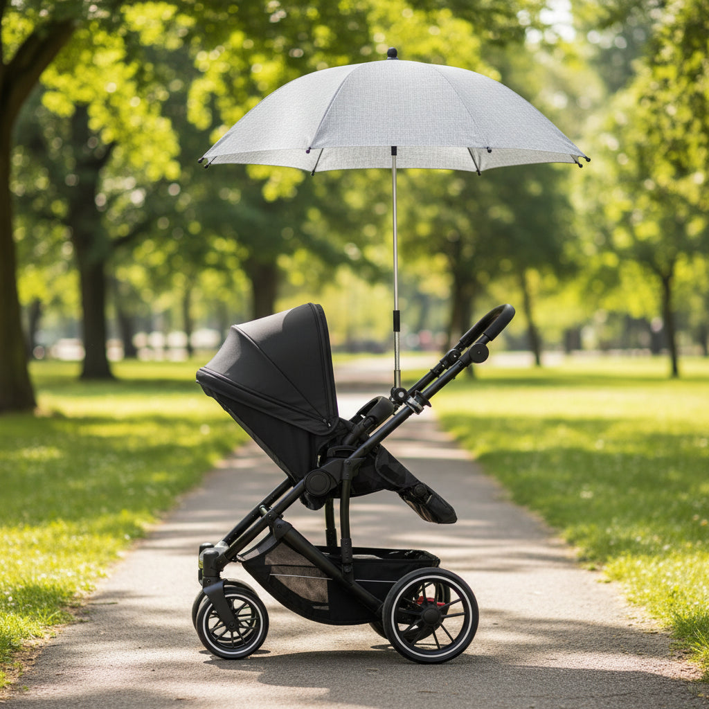 JURZEE LAKY - UV Proof Sturdy 8 Rib Iron Frame For All Strollers
