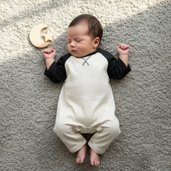 TinyBeam Newborn Comfortable Casual Jumpsuit - Soft Cotton Pullover