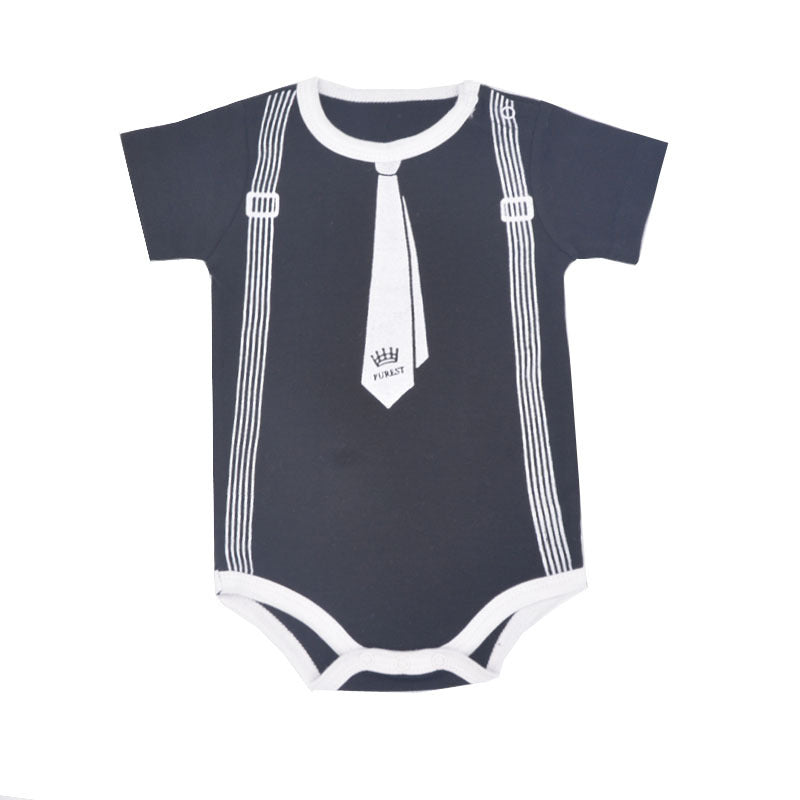 Newborn Clothes Cotton Short-sleeved Romper Triangle Romper