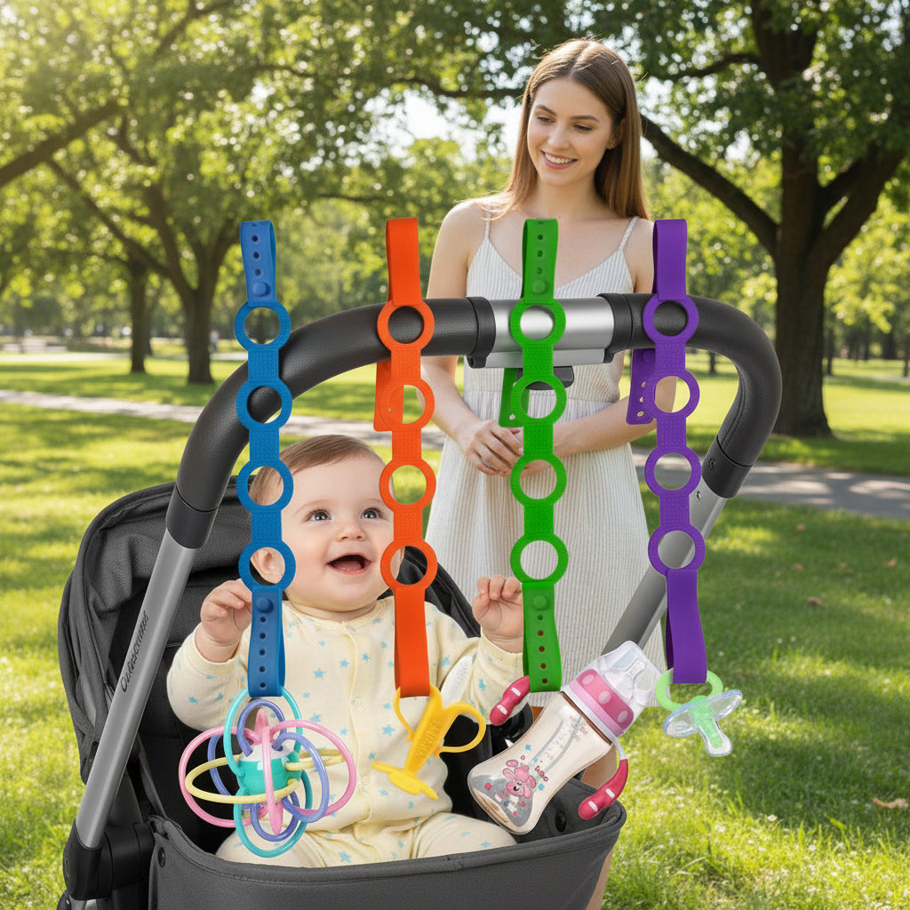 BabyGuard Pacifier Chain Silicone - Anti-Drop, Anti-Lost For Busy Babies