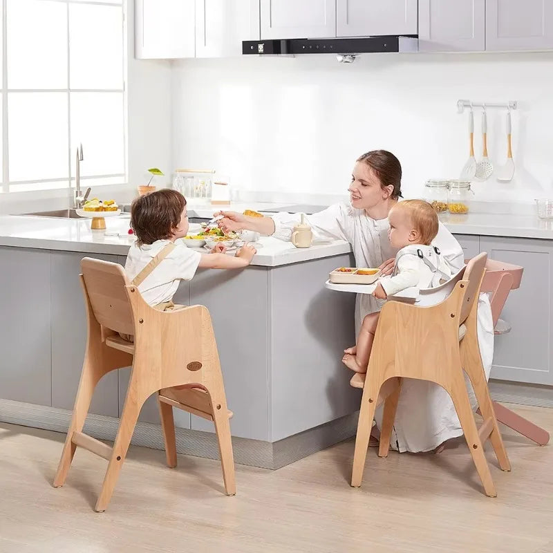 Services Baby Products Multifunctional Adjustable Wooden Adult Infant Toddler Feeding Dining High Chair