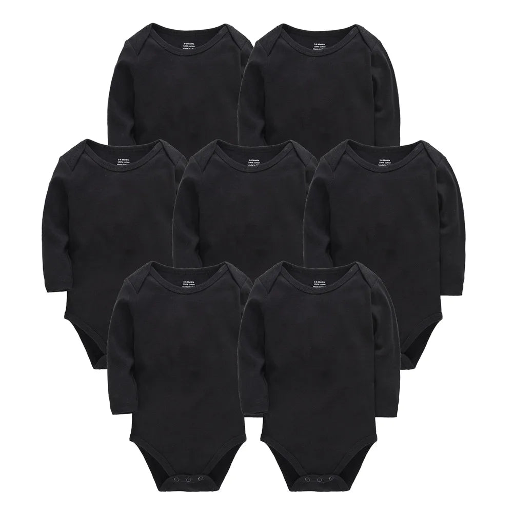 Kavkas 3 Pcs 5 Pcs 7 Pcs Baby Boy Bodysuit 0-24 Months 100% Cotton Full Sleeve Autumn Newborn Girls Clothes
