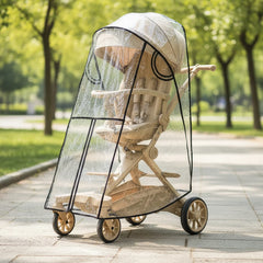 Transparent Rain Cover For Baby Strollers Prams Pushchairs Waterproof Windproof