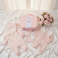 Honey Baby Limited Full Moon Gift Set Pure Cotton Autumn Winter Baby Girl