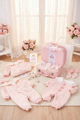 Honey Baby Limited Full Moon Gift Set Pure Cotton Autumn Winter Baby Girl