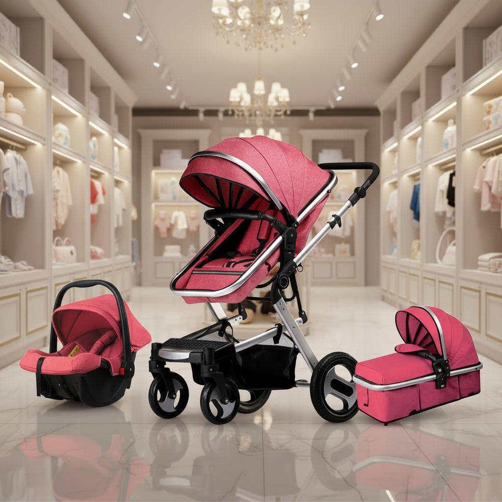 High View Baby Stroller Can Sit And Lie Down