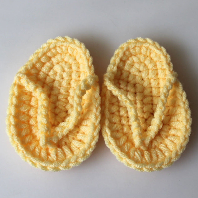 Newborn Photography Props Knitted Small Slippers