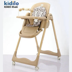 KIDILO Baby Highchair Dining Chair Baby Eating Foldable Seat Multifunctional Lift Baby Dining Table Chair