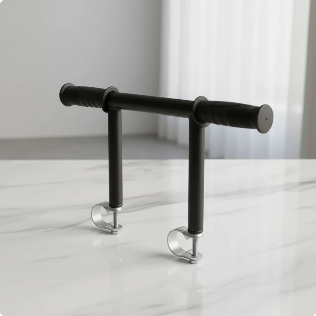 Elevated Stroller Handle Extender Ergonomic Push Handle Accessory Clamp Mount