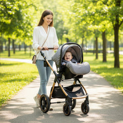 Landscape Stroller With Reclining Seat And Foldable Design For Easy Outings