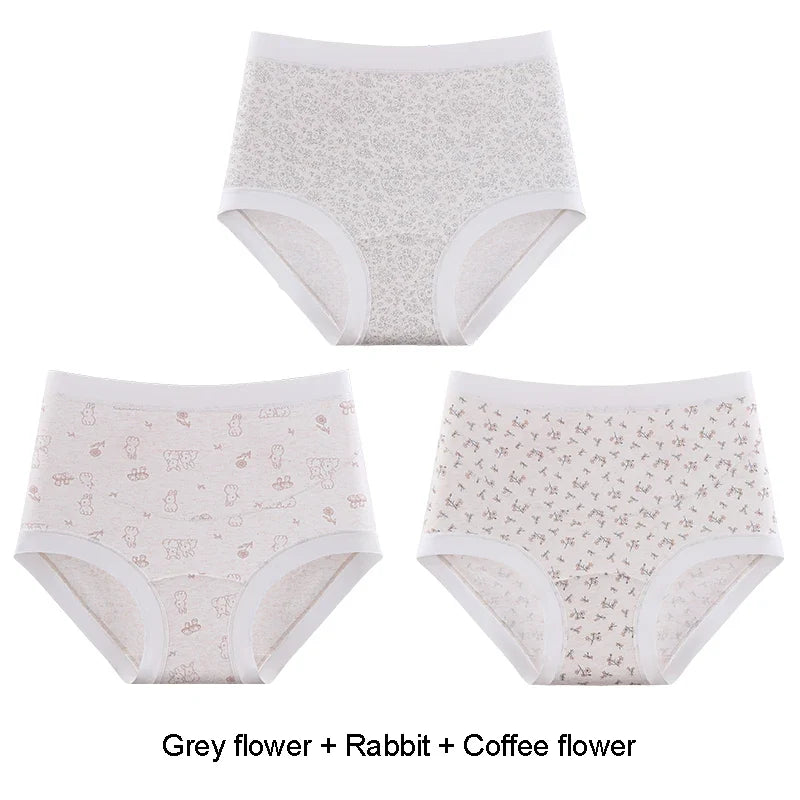 Postpartum Panties Breathable Women's Cotton Briefs Cartoon Intimate Clothes for Women Maternity Underwear Pregnant Panty Gifts