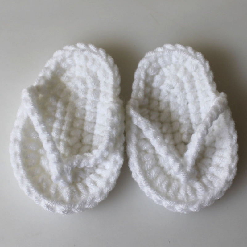 Newborn Photography Props Knitted Small Slippers