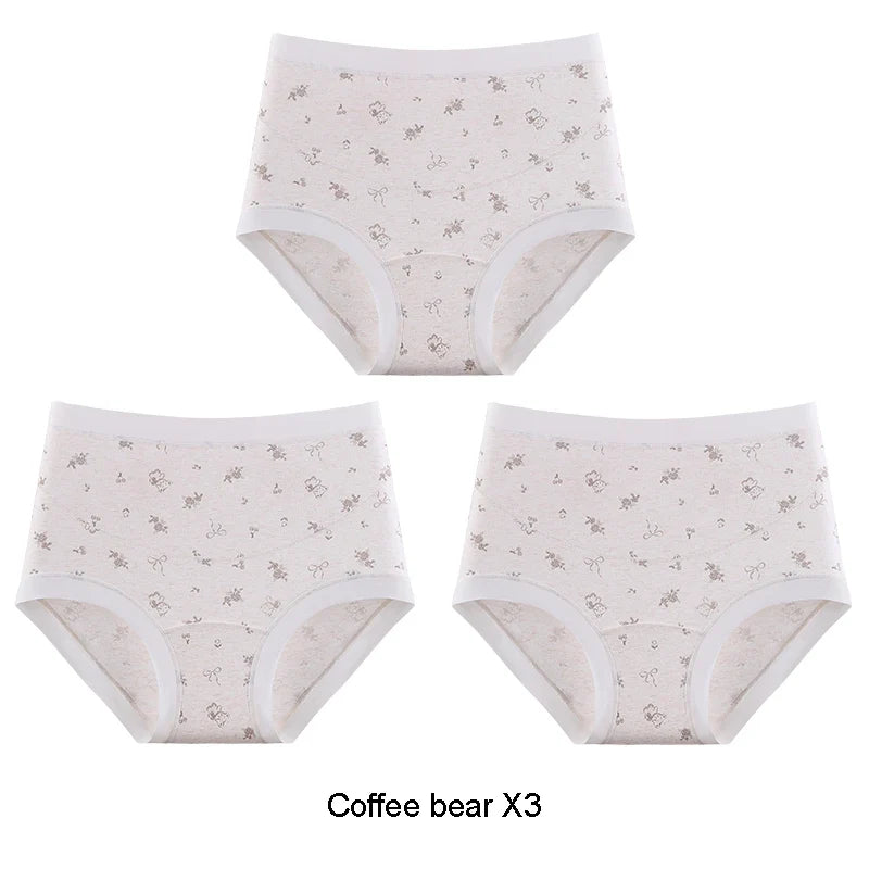 Postpartum Panties Breathable Women's Cotton Briefs Cartoon Intimate Clothes for Women Maternity Underwear Pregnant Panty Gifts