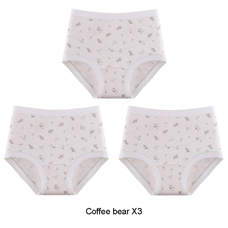 Postpartum Panties Breathable Women's Cotton Briefs Cartoon Intimate Clothes for Women Maternity Underwear Pregnant Panty Gifts