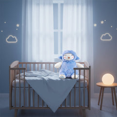 Cloak Man Lamb Toot Baby Plush Doll Newborn Sound And Light Soothing Sleeping Toys
