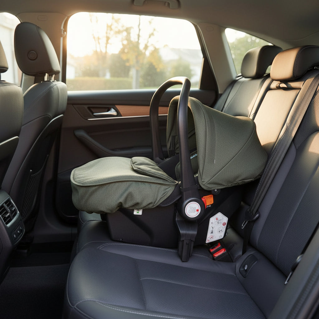 For Your Little One Cruise 3 In 1 Travel System With Car Seat - Pebble Sage (Free Cupholder And Seat Liner Included!)