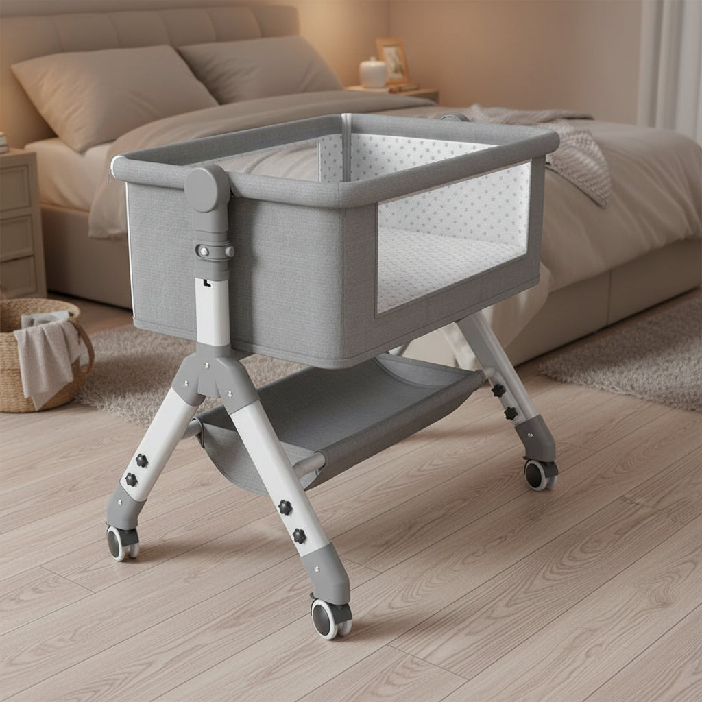 NNEIDS Bopeep Baby Cot Bed Crib Portable Bassinet