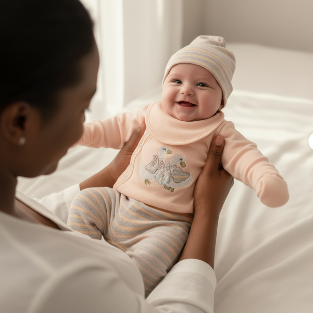 Striped Goose Newborn 5PC Set