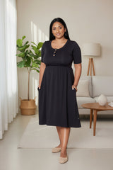 Ladies Bamboo Esme Dress | Black