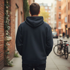 HSD Men's Box Hoodie Carbon Gray Everyday Comfort New Dad Gift