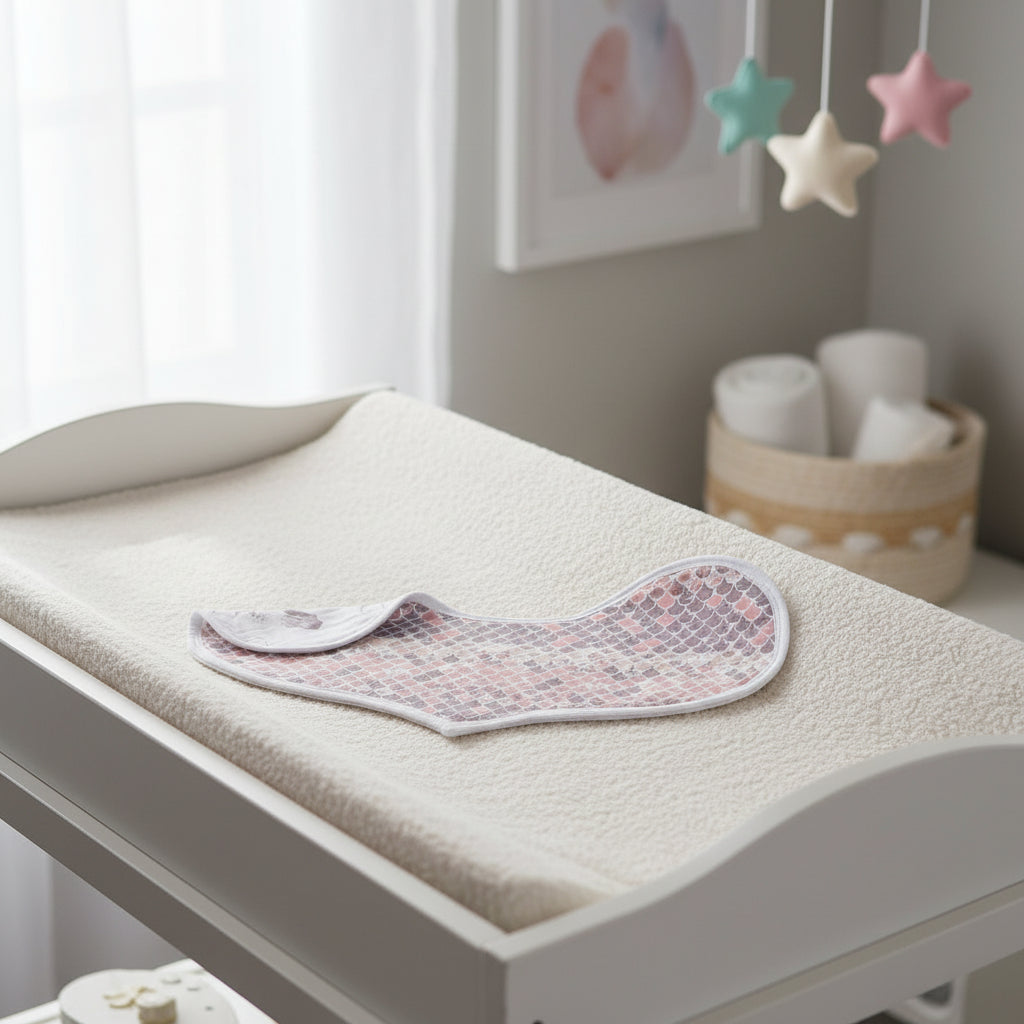 Under The Sea Bamboo Heart Bib 2PK