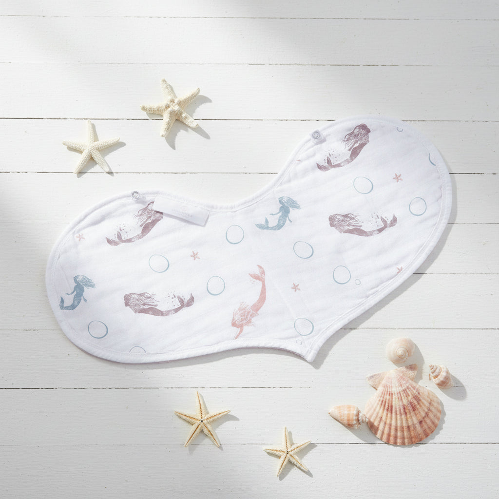Under The Sea Bamboo Heart Bib 2PK