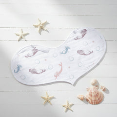Under The Sea Bamboo Heart Bib 2PK