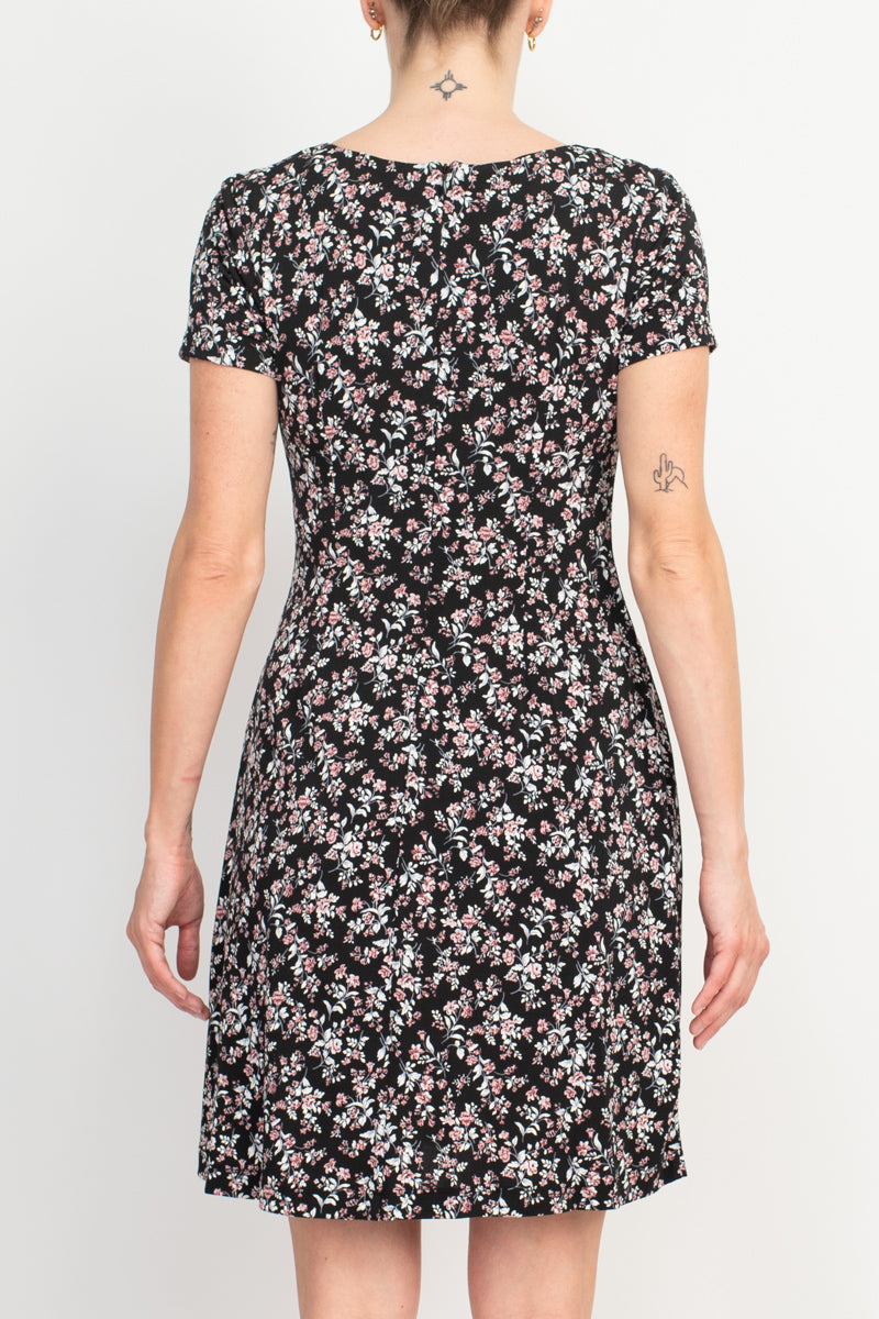 Connected Apparel Floral Soft Dress