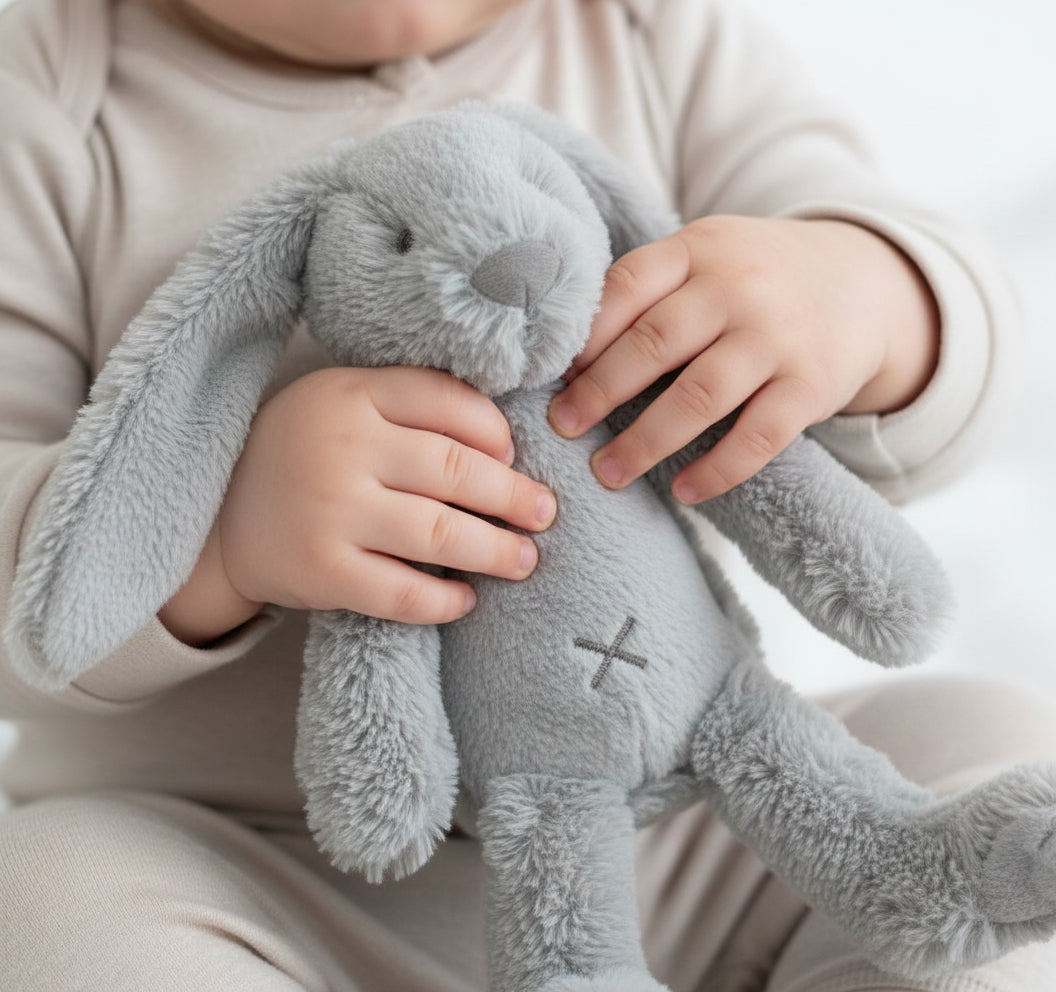 Tiny Grey Rabbit Richie by Happy Horse