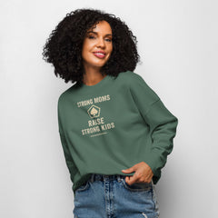 Strong Moms Women's Organic Crewneck Sweatshirt